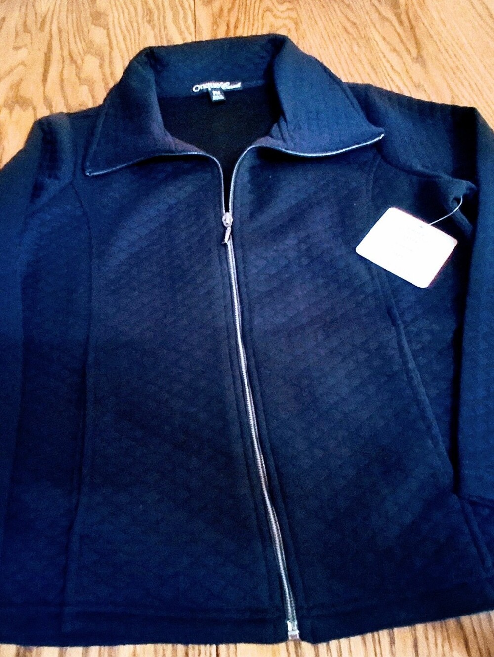 NWT PETITE ladies Lightweight Jacket, Navy, Sz PM